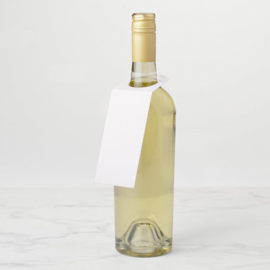 Fles Hanger Labels, standaardsteen (Schuin)