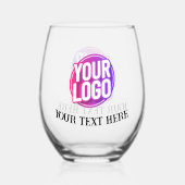 Fles Harmony Stemless wijnglas Zonder Voet (Achterkant)