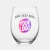 Fles Harmony Stemless wijnglas Zonder Voet (Voorkant)