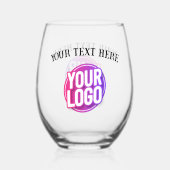 Fles Harmony Stemless wijnglas Zonder Voet (Achterkant)