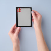 Fles hete saus flyer (Hand)