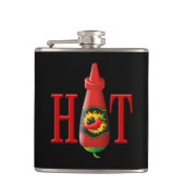 Fles hete saus heupfles (Voorkant)
