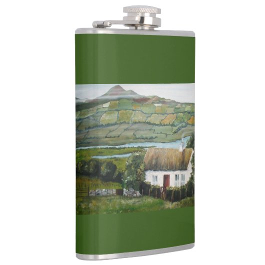 Fles Iers Ierland Keltische Fles Heupfles (Rechts)