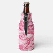 Fles koeler-roze Camo flaconkoeler Flesjeskoeler (Fles Achterkant)