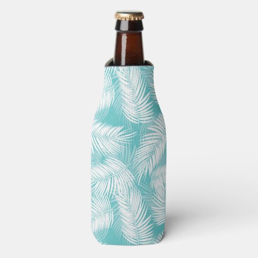 Fles koeler-Tropische handpalmen Flesjeskoeler (Fles Voorkant)