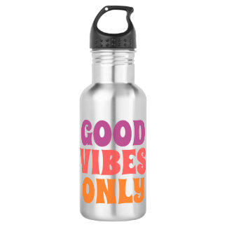 Fles met "Alleen Goede Vibes" - Motiverende Hydrat