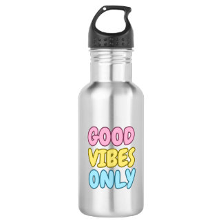 Fles met alleen goede vibraties