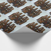 Fles met fijne biertjes, opvulpapier cadeaupapier (Hoek)