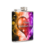 Fles met flesje van Happy Valentine's Day 5A Heupfles (Rechts)
