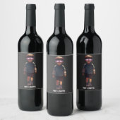 Fles met GEEN GRENZEN  Wijn Etiket (Flessen)