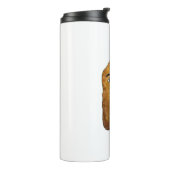 Fles met gegagedigedago (Gedraaid links)