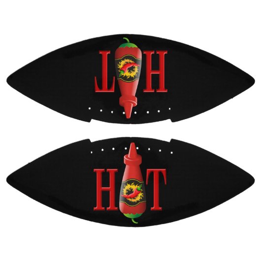 Fles met hete saus american football (Panelen)