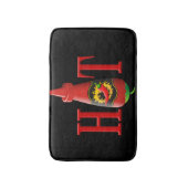 Fles met hete saus badmat (Voorkant Verticaal)