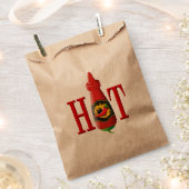 Fles met hete saus bedankzakje (Geknipt)
