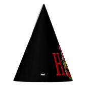 Fles met hete saus feesthoedjes (Links)