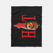 Fles met hete saus fleece deken (Voorkant)