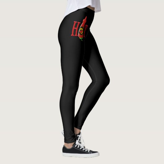 Fles met hete saus leggings (Rechts)