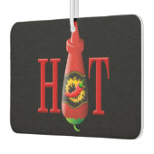 Fles met hete saus luchtverfrisser (Links)