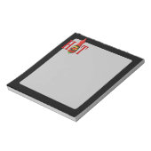 Fles met hete saus notitieblok (Linkerzijde)