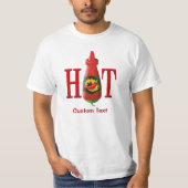 Fles met hete saus t-shirt (Voorkant)