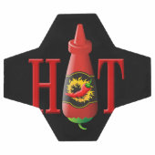 Fles met hete saus voetbal (Enkel)