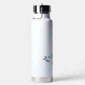 Fles met klassieke bloem. (Rechts)