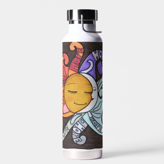 Fles met stralen van hoop (Links)