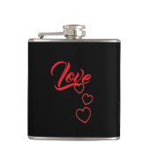 Fles met vinyl omwikkeld heupfles (Voorkant)
