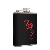 Fles met vinyl omwikkeld heupfles (Rechts)