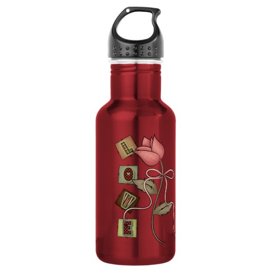 Fles met vrije voeten (Voorkant)