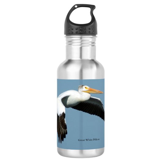 Fles met wit Pelican (Voorkant)