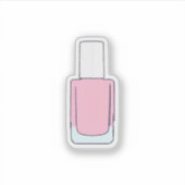 Fles nagellak sticker (Voorkant)
