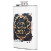 Fles omwikkeld met vinyl heupfles (Links)