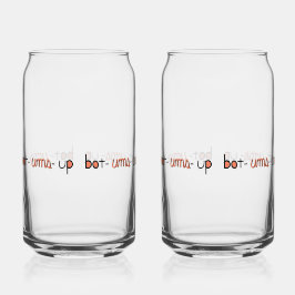 Fles Ondersteboven Blikvorm Glas