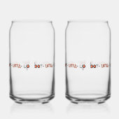 Fles Ondersteboven Blikvorm Glas (Links)