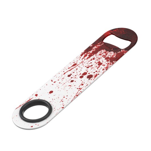 Fles Open Blood Splatter Vampire Gothic Horror Speed Flessenopener (Voorkant Gekanteld)