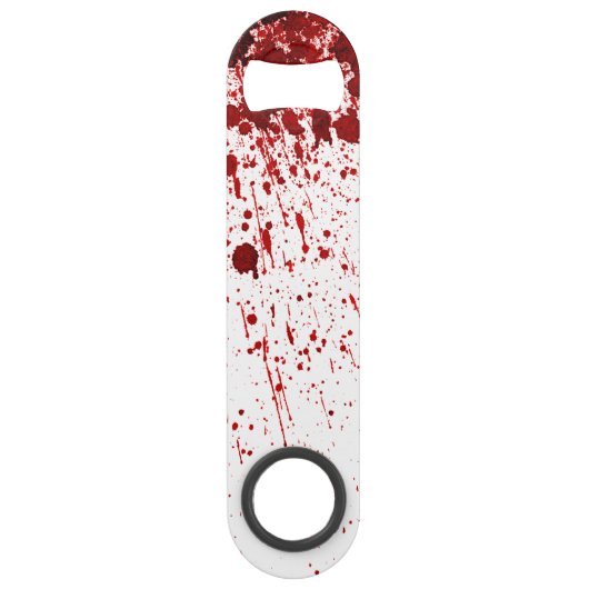 Fles Open Blood Splatter Vampire Gothic Horror Speed Flessenopener (Achterkant)