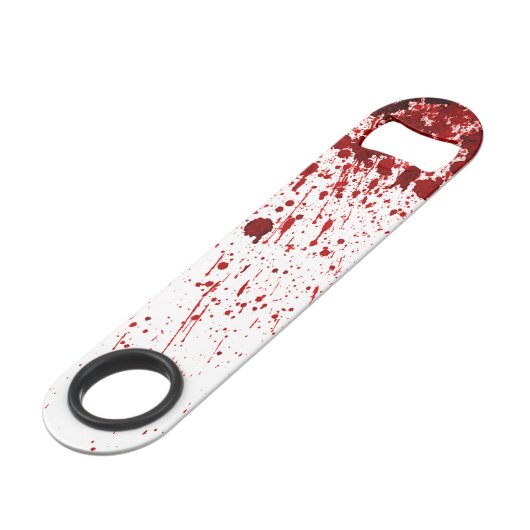Fles Open Blood Splatter Vampire Gothic Horror Speed Flessenopener (Achterkant Gekanteld)