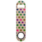 Fles Open Polka Dots Speed Flessenopener (Achterkant)