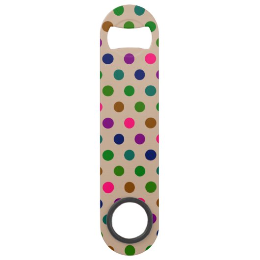 Fles Open Polka Dots Speed Flessenopener (Voorkant)