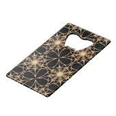 Fles Open voor ventilatorkaartje Creditkaart Flessenopener (Voorkant Gekanteld)