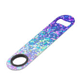 Fles Opener Glitter Grafisch Speed Flessenopener (Achterkant Gekanteld)