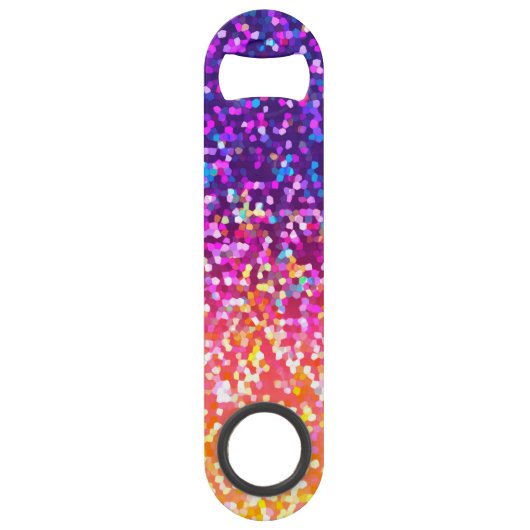 Fles Opener Glitter Grafisch Speed Flessenopener (Voorkant)
