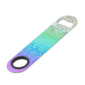 Fles Opener Glitter Star Dust Speed Flessenopener (Achterkant Gekanteld)