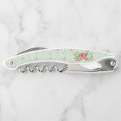 Fles Opener voor Bridesmaid Matten Wijn Label (Achterkant)