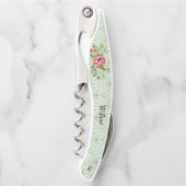 Fles Opener voor Bridesmaid Matten Wijn Label (Voorkant)