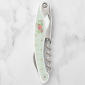 Fles Opener voor Bridesmaid Matten Wijn Label (Achterkant)