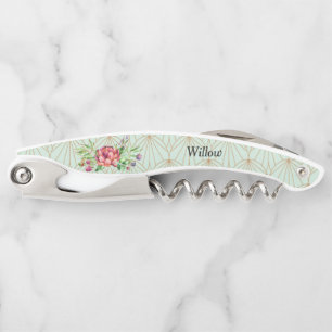 Fles Opener voor Bridesmaid Matten Wijn Label