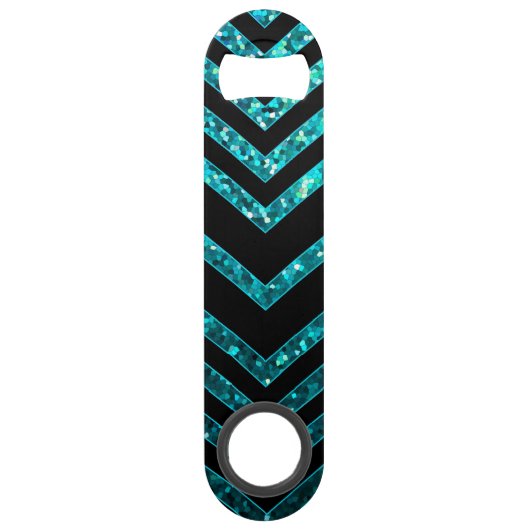 Fles Opener Zig Zag Sparkley Texture Speed Flessenopener (Voorkant)