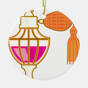 fles parfum keramisch ornament
